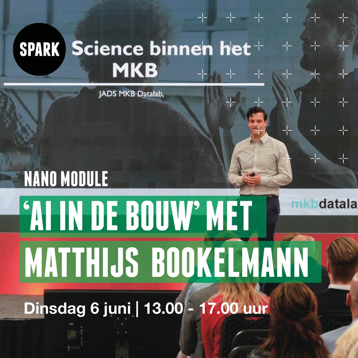 SPARK Campus (@spark_campus) on Twitter photo Wil je weten wat AI volwassenheid van jouw bedrijf is? Experts Hugo Jager (PLANALOGIC) en Matthijs Bookelmann (<a href="/jadsmkbdatalab/">JADS MKB Datalab</a>) delen hun kennis en ervaring over de kansen van artificiële intelligentie voor bouwsector in nano module 'AI in de Bouw' lnkd.in/ejAd_Qy2 Wil je weten wat AI volwassenheid van jouw bedrijf is? Experts Hugo Jager (PLANALOGIC) en Matthijs Bookelmann (<a href="/jadsmkbdatalab/">JADS MKB Datalab</a>) delen hun kennis en ervaring over de kansen van artificiële intelligentie voor bouwsector in nano module 'AI in de Bouw' lnkd.in/ejAd_Qy2