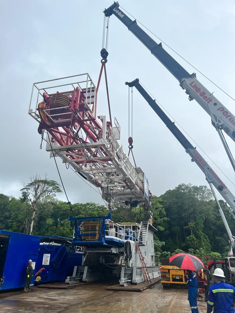 TouchstoneExp's tweet photo. This weekend #TXP commenced the mobilization of Star Valley Drilling Rig 205 from Royston-1X to the Cascadura C site.
#rigmove #oilandgas #Trinidad https://t.co/1KvVL2rbhh