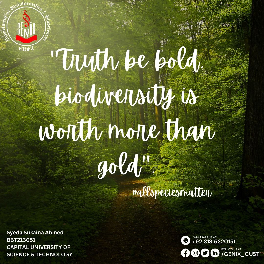 IqraFarrukh3's tweet photo. On International Day for Biological Diversity, let's pledge to protect and preserve the incredible diversity of plant life on our planet. 🌿🌱🌳 #genixcust#genixsociety#allspeciesmatter#IWMBVolunteers#allspeciesmatter #genixcust#genixsociety@Genix_custGenix_cust#Nature#wildlife https://t.co/FMtQj0L88A