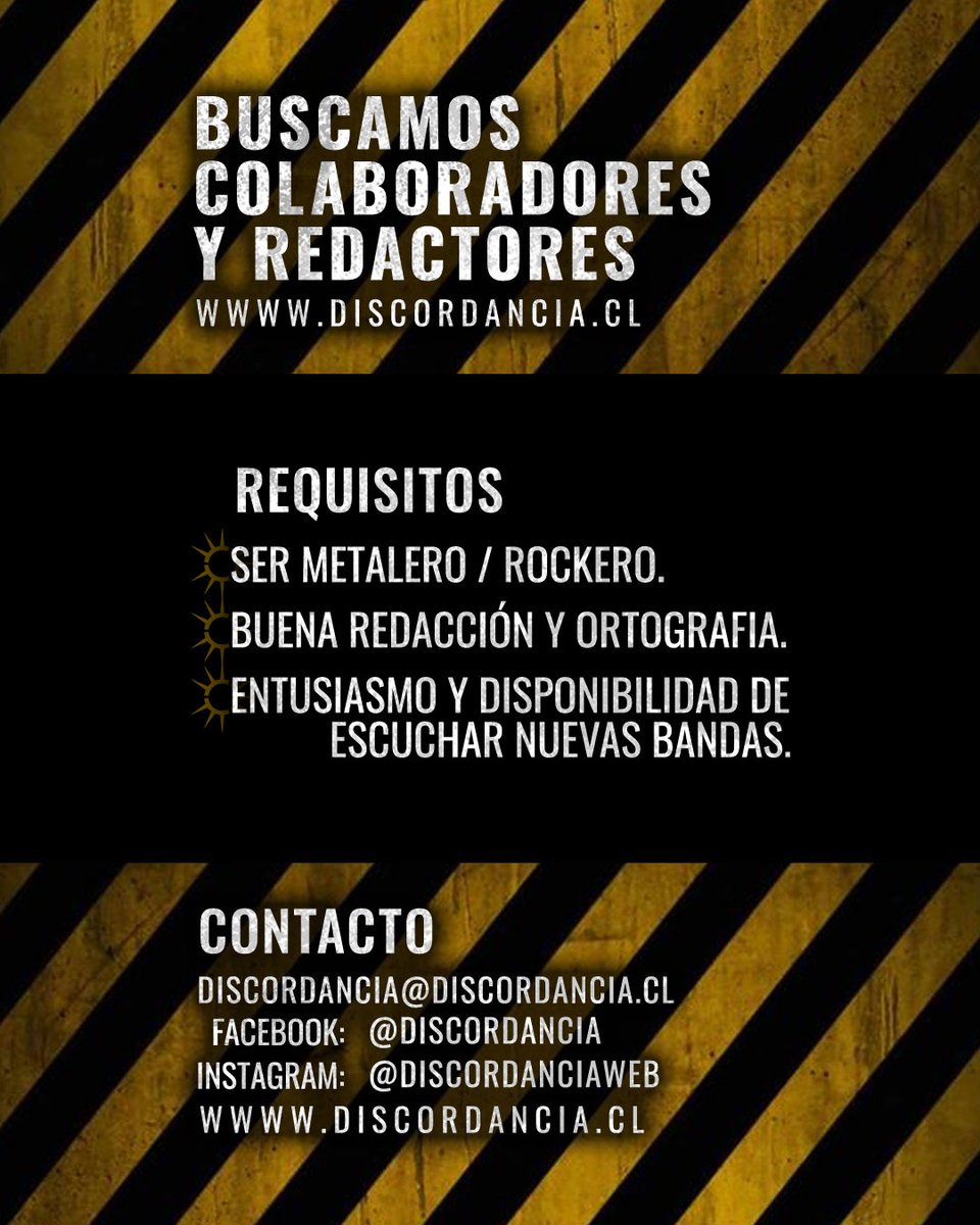 Discordancia Webzine (@discordanciaweb) on Twitter photo 