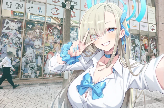 #一之瀬アスナ #アスナ #ブルアカ いつでもどこでも、アスナと一緒に自撮りができる!
