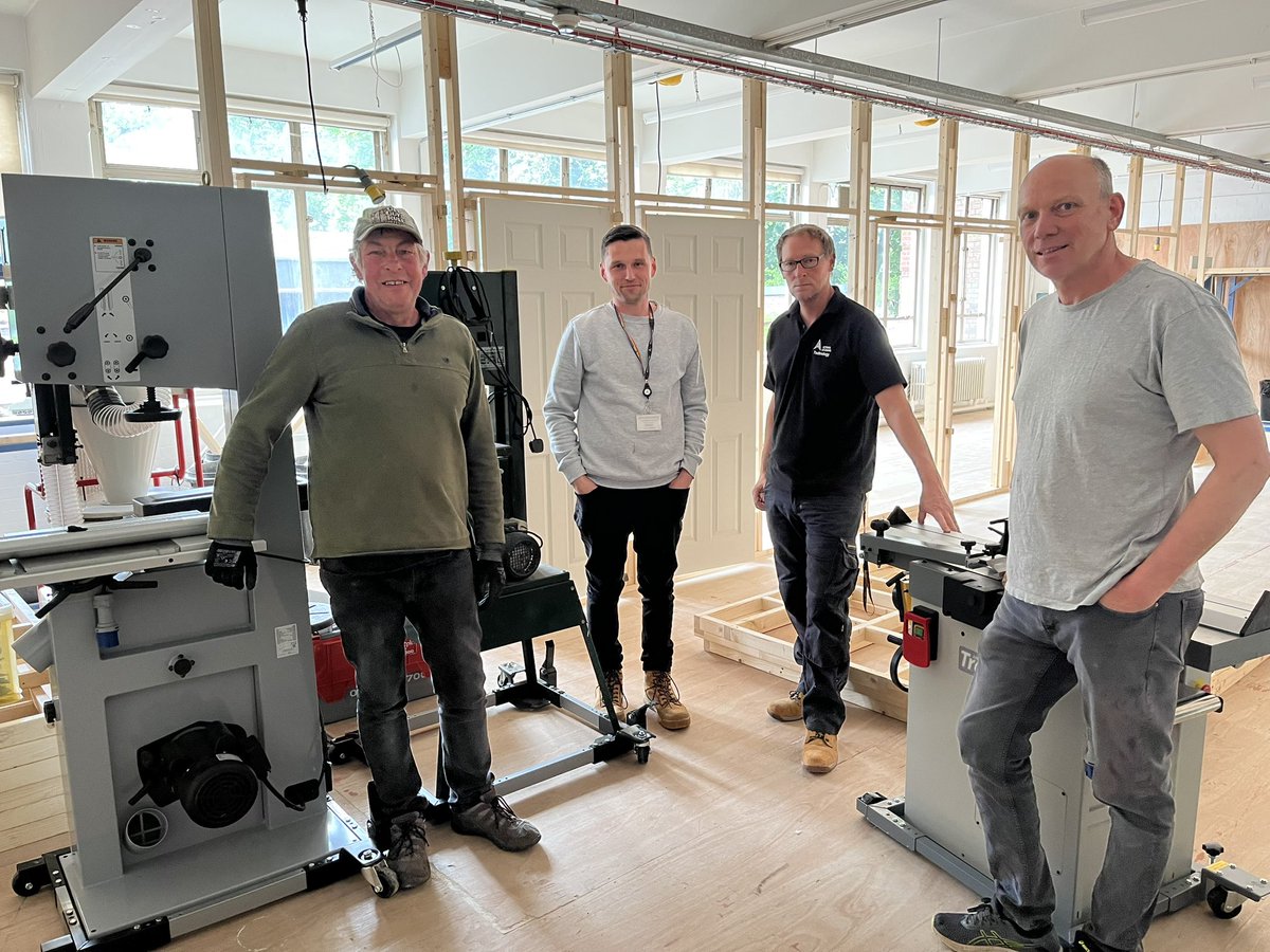 Guildford Philanthropy was delighted to be able to provide Guildford College with some precision carpentry tools today.