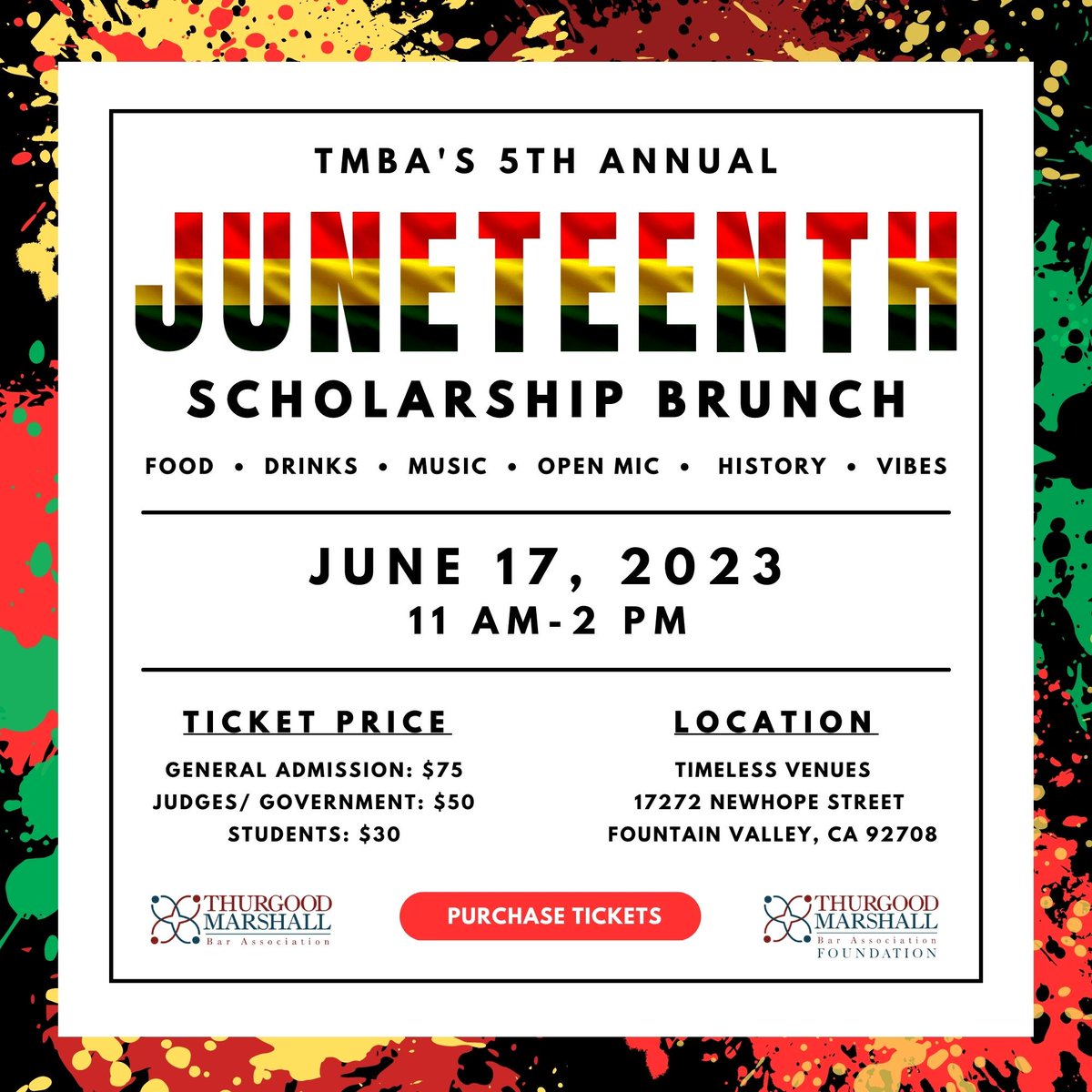 TMarshallBar's tweet photo. Get your tickets now! https://t.co/R3QksixhcL
#Juneteenth https://t.co/h3N0Q2W9r9