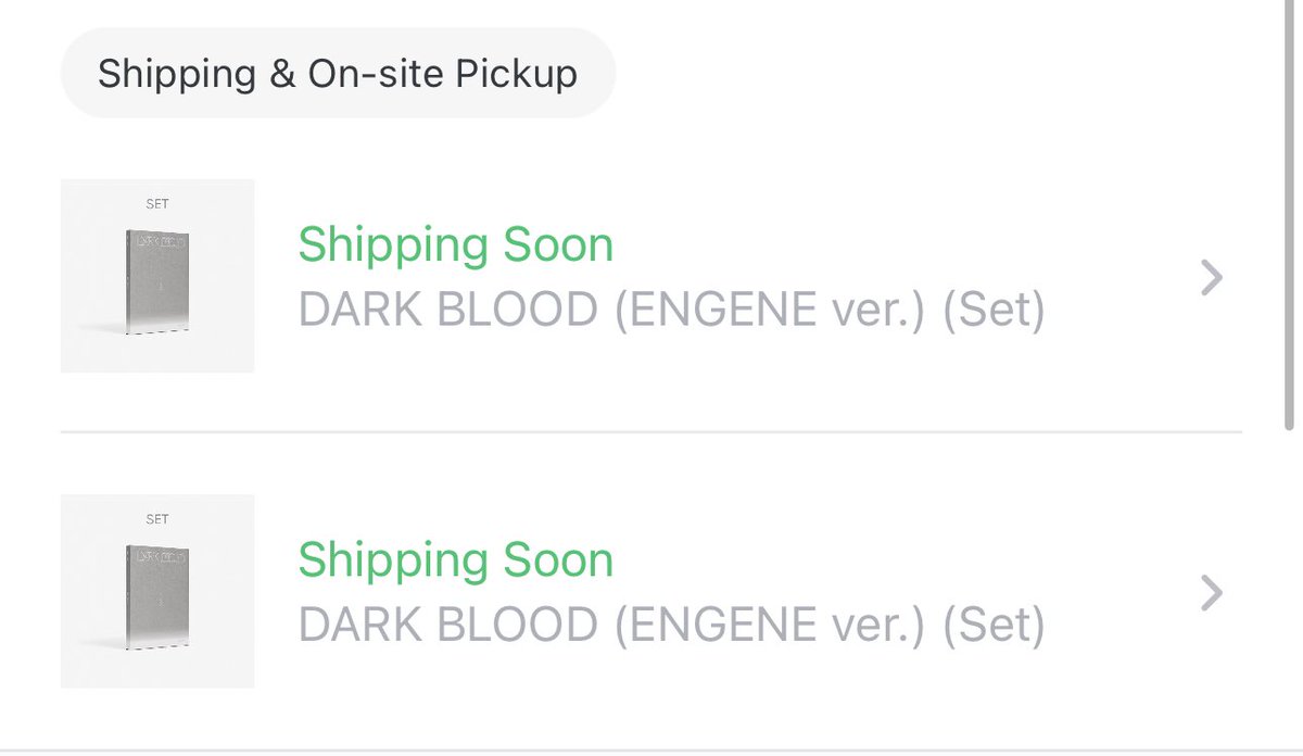 jayhooncart_'s tweet photo. #veeupdated 
re: dark blood GO
PSA to all my engene ver hatian buyers! I will need to UNSEAL the albums to check yung member ver, rest assured none of the inclus will be tampered with! 

re: shipping
here is the recent update sa app 🫶🏻 pls be ready to pay your rembal soon ! https://t.co/5Tp7CxlWL4