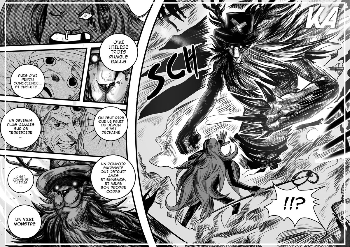 Participation 4 au #RoadToPiece <a href="/Kawamatsu95/">Young Cap | ONE PIECE</a> <a href="/LibraryOfOhara/">Mama Robin</a> 

~ Un Vrai Monstre ~