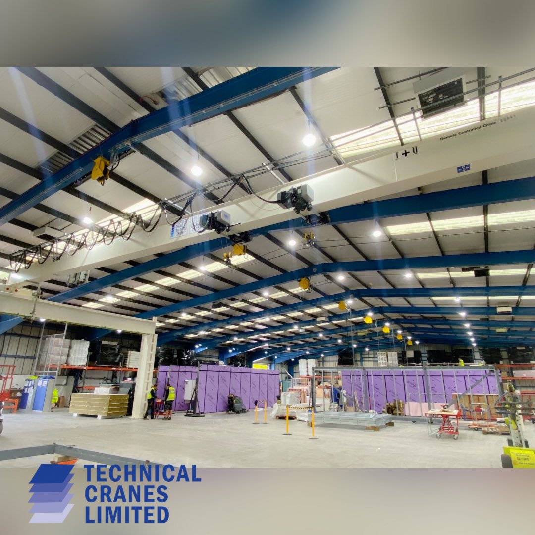 TechnicalCranes's tweet photo. 15 years on from Technical Cranes original site installation of 19 cranes &amp; gantry steelwork, an additional crane is installed at Progress Rail in Queensferry, Scotland.
Design, manufacture &amp; installation of new @SWFKRAN_DE 20Tonne SWL crane. #crane #Engineering #manufacturing https://t.co/3UGZMFd6QE
