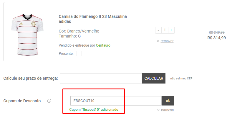 Amigos rubro-negros, o novo uniforme do Flamengo já chegou na <a href="/centauroesporte/">centauroesporte</a> e com o cupom FBSCOUT10 você consegue 10% OFF!

👉 click.centauro.com.br/13Nl/5mjebzmf
