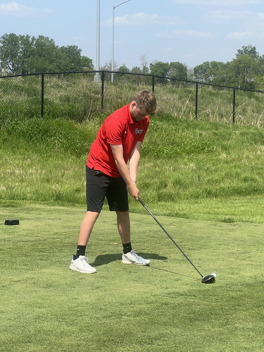 And we’re off!!  Will Bridges—State Golf Championships #TimeToWork