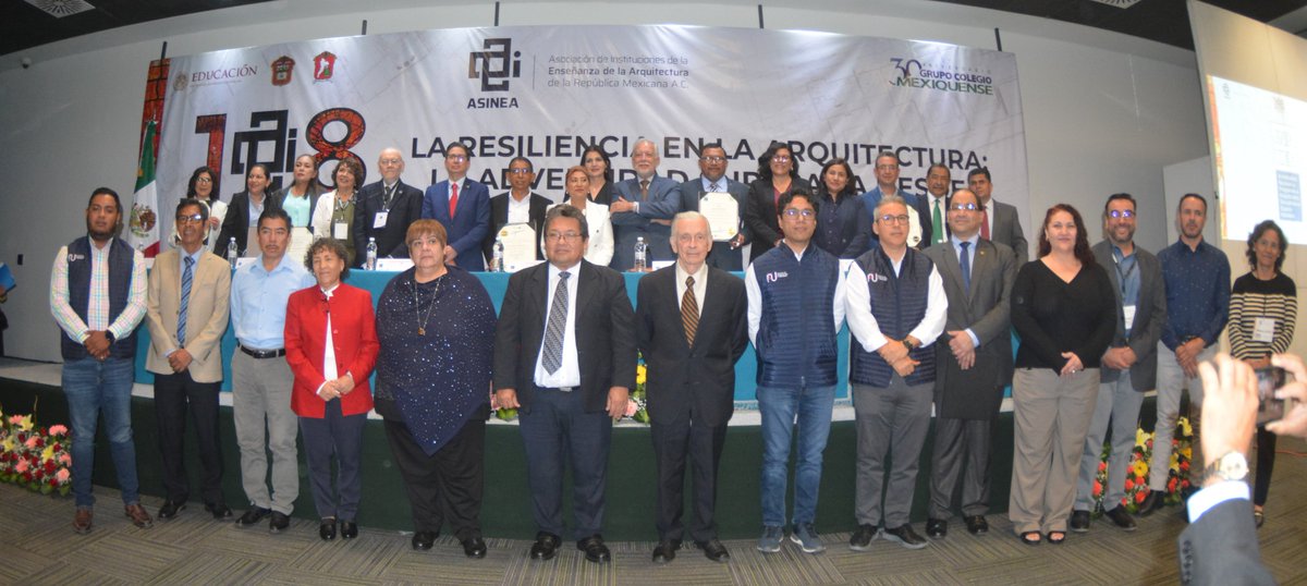 CopaesMx's tweet photo. Con satisfacción @CopaesMx participa en entrega de acreditaciones #ANPADEH a los programas de Arquitectura del @TecNM_MX,Campus Occidente Edo de Hidalgo, Acapulco y Parral; @comunica_unach, @IberoTijuana, @TecdeMonterrey y @UAGro_MX y la Universidad @marianogalvez, de Guatemala https://t.co/z6LNklf8oE