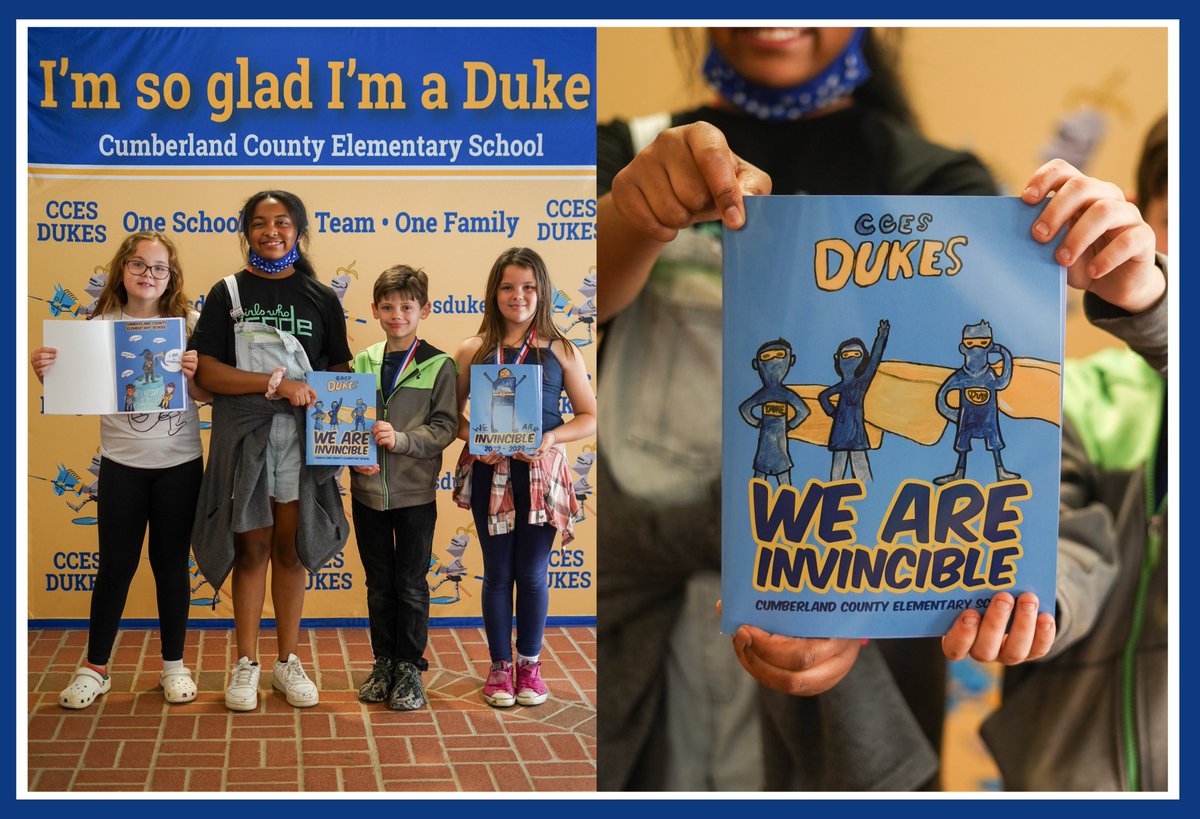 So thankful for my amazing team of yearbook artists!
Their artwork captured our 2022-2023 school theme perfectly. I couldn't have done it without them. 💙💛#WeAreInvincible #WeAreCUCPS #ccesdukes @CuCPS