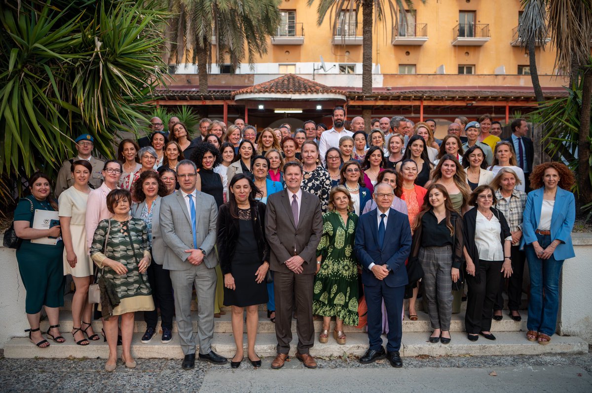 UN_CYPRUS's tweet photo. (4/4) The photo exhibition ‘Inclusive Diplomacy: Women's Participation in the Cyprus Talks’ will continue to be open to visitors outside Ledra Palace #UNCyprusTalks @UNDPPA https://t.co/Rw7eUI5Fid