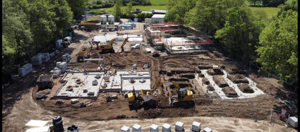 A few nice drone shots showing great progress making the most of the dry weather. Lowood Wilmslow