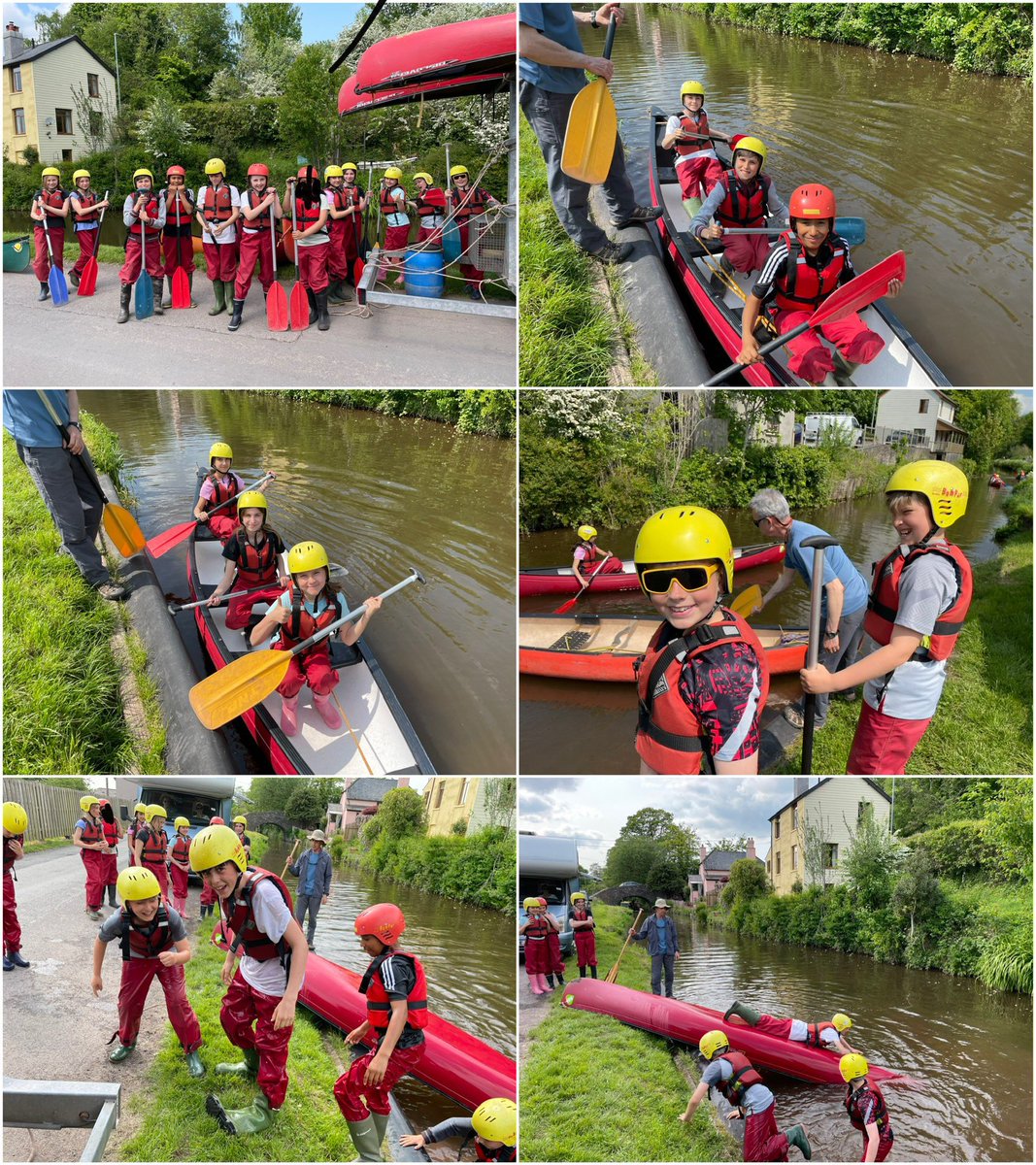 SeeStaceTeach's tweet photo. Group 5 thoroughly enjoyed an afternoon on the canal with a paddle! #StoreyArms @llandaffcity https://t.co/GjV1VYfx0X