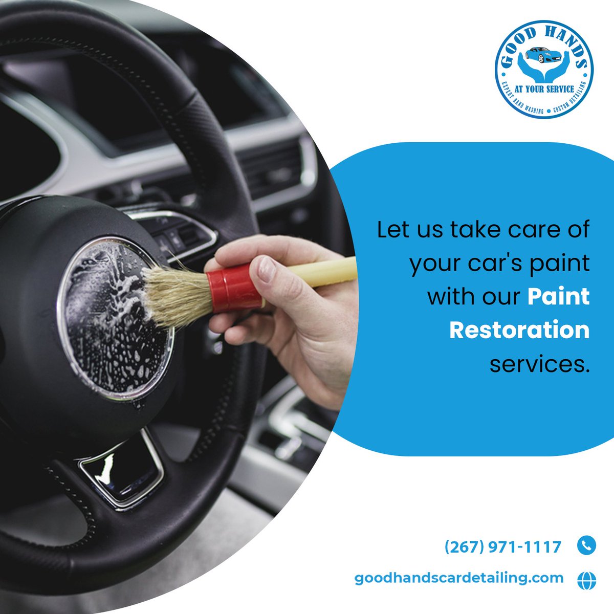 good_detailing's tweet photo. Let us take care of your car's paint with our paint restoration services. Visit https://t.co/aATCF9PC8D
#cardetailing #cardetailingluxury #cardetailingservices #cardetailingproducts #cardetailingtips #CarDetailingBusiness #cars https://t.co/bMrpjOi7QH