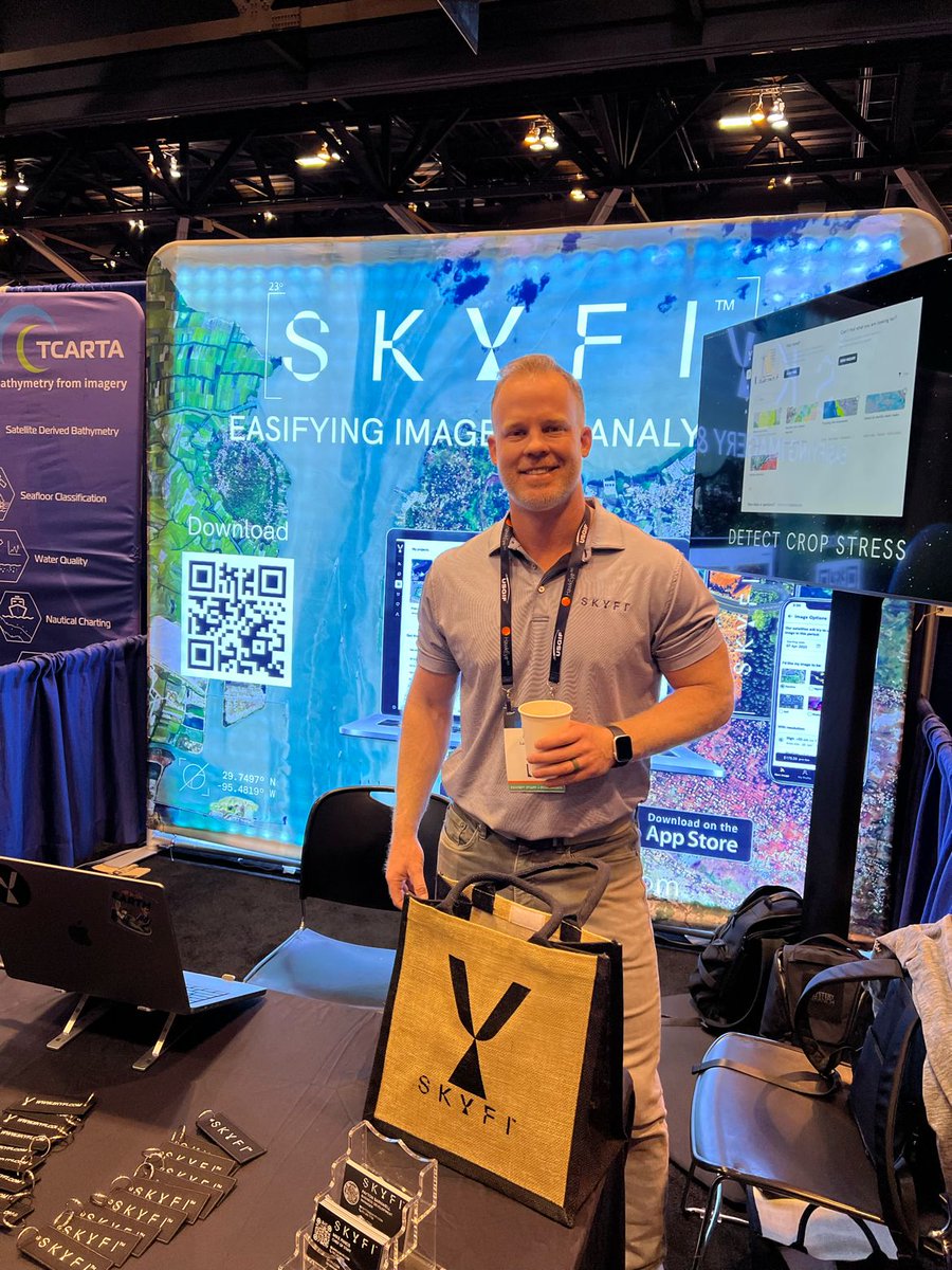 Luke looking on-brand with coffee in one hand at #GEOINT2023

Find Booth 1932!