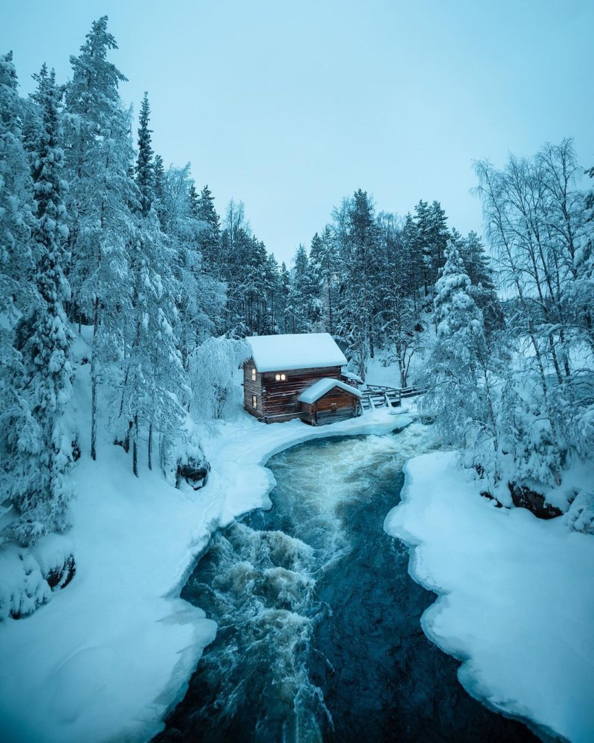 Blue Hour Cabin Vibes In Helsinki, Finland 🇫🇮