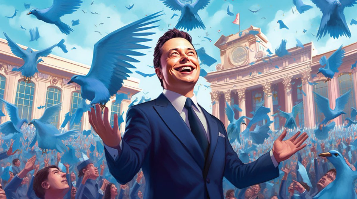 Larry_Ether's tweet photo. "The twitter bird, sky-bound and free, mirrors the unconstrained power of our words."

Tonight 18:00 UTC. https://t.co/iI6l466pZI