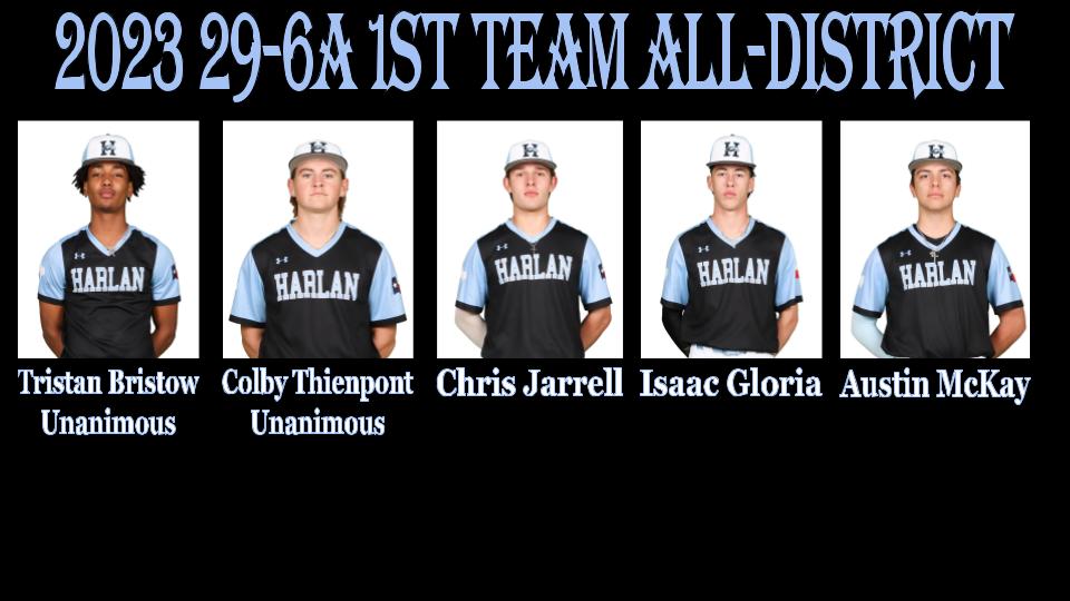 HarlanBaseball's tweet photo. 2023 District 29-6A 1st &amp; 2nd Team All-District
#HHTALONSUP
#CultureOfCommitment https://t.co/eXUO4I673t
