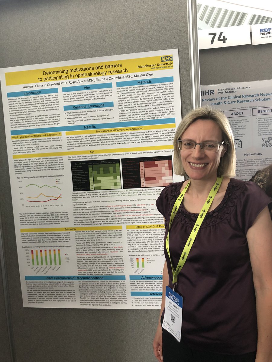 Congratulations to Gabbi & Fiona with their posters #RDF23 @MFT_Research @ficrawford @MFT_MCAC @prof_briggs