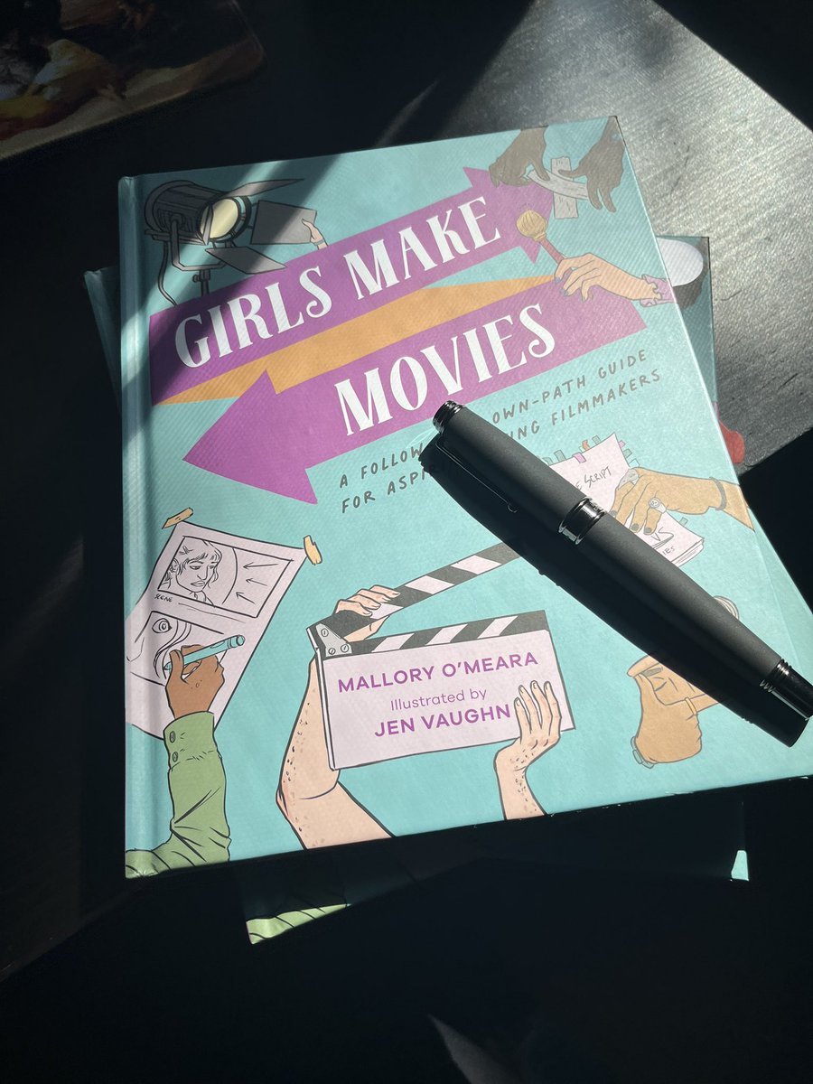malloryomeara's tweet photo. Signing copies of GIRLS MAKE MOVIES for some of the amazing women who were interviewed for it/are featured in it 🥹 https://t.co/40O7d4Y2kp