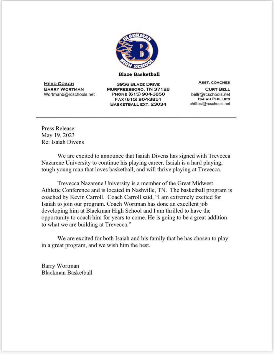 Blackman Basketball tweet media