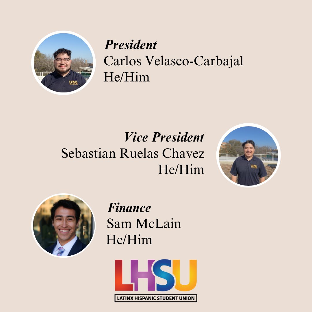 UNTLHSU's tweet photo. Introducing our 2023-2024 LHSU Executive Board! 

#untlhsu #unt #creciendoLHSU #latinx https://t.co/WSzQ6sKp6h