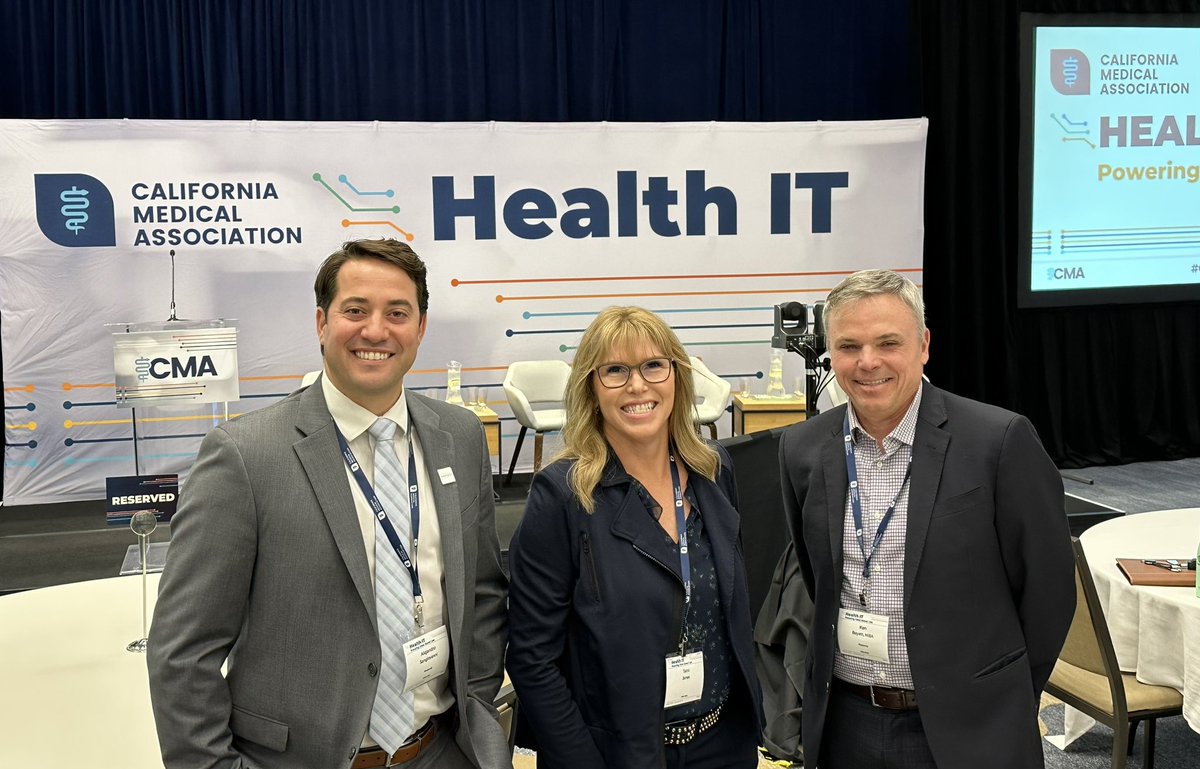 Ready to get things started! Rhapsody team at #CMAhealthIT conference in #Sacramento #California #healthIT #dataexchange #innovation