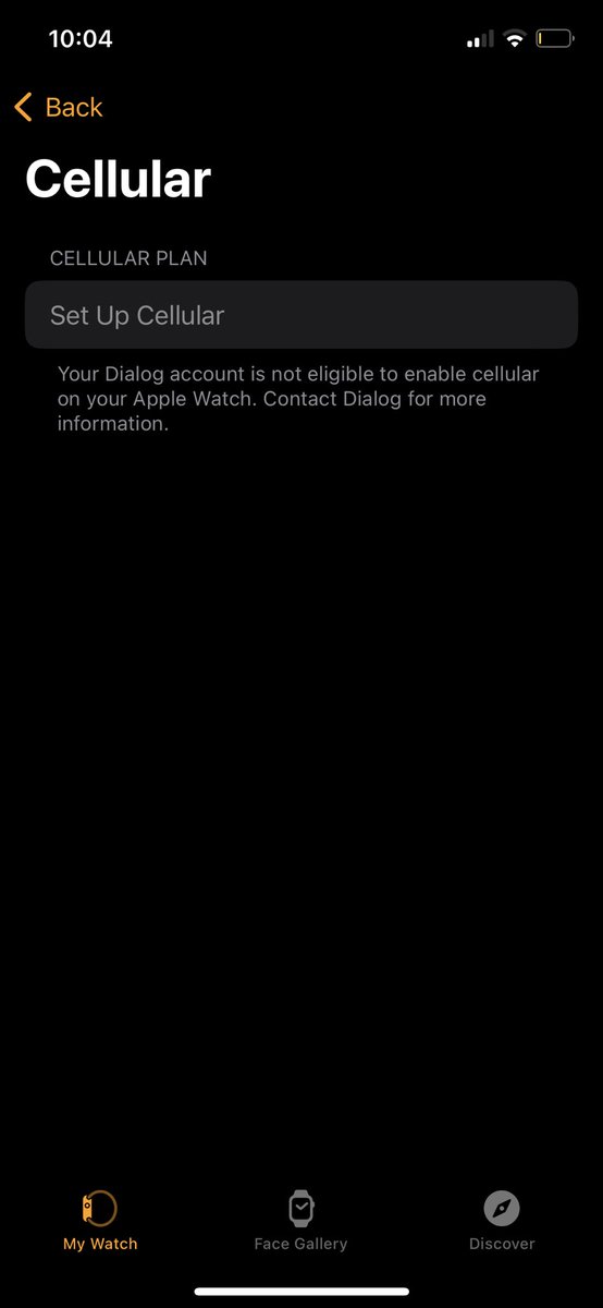 clance_911's tweet photo. @dialoglk Being unable to “Set Up Cellular” is the exact issue. Screenshot attached. Will DM the service request number. https://t.co/VJdpZa7nig
