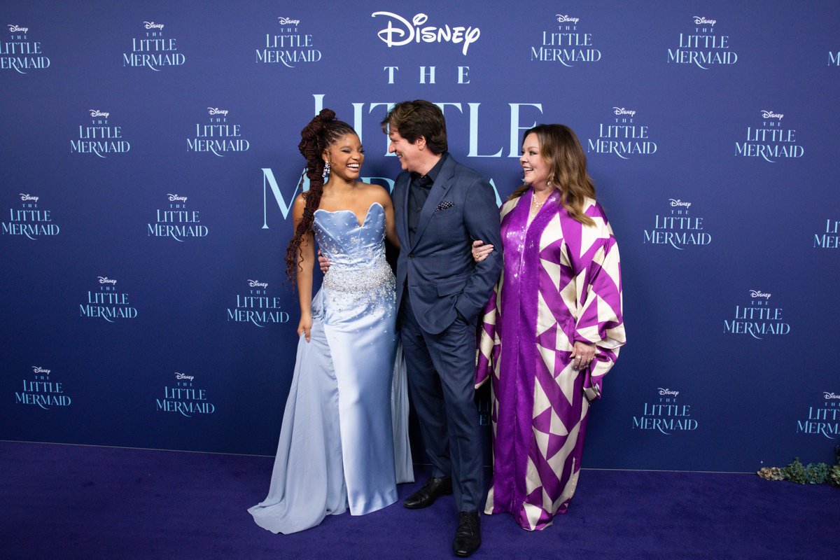 DisneyStudios's tweet photo. The cast of #TheLittleMermaid went down under... the sea at the Australian premiere! https://t.co/Hs9xQQZV7U