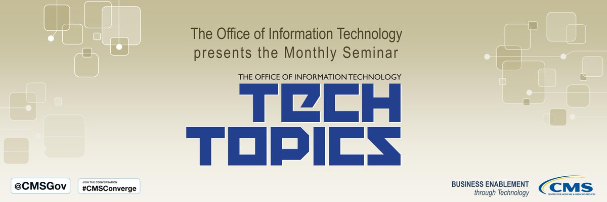 EppExperts's tweet image. CMSGov: Want to receive notices when upcoming #TechTopics sessions are scheduled? Go to: public.govdelivery.com/accounts/USCMS… #CMSConverge