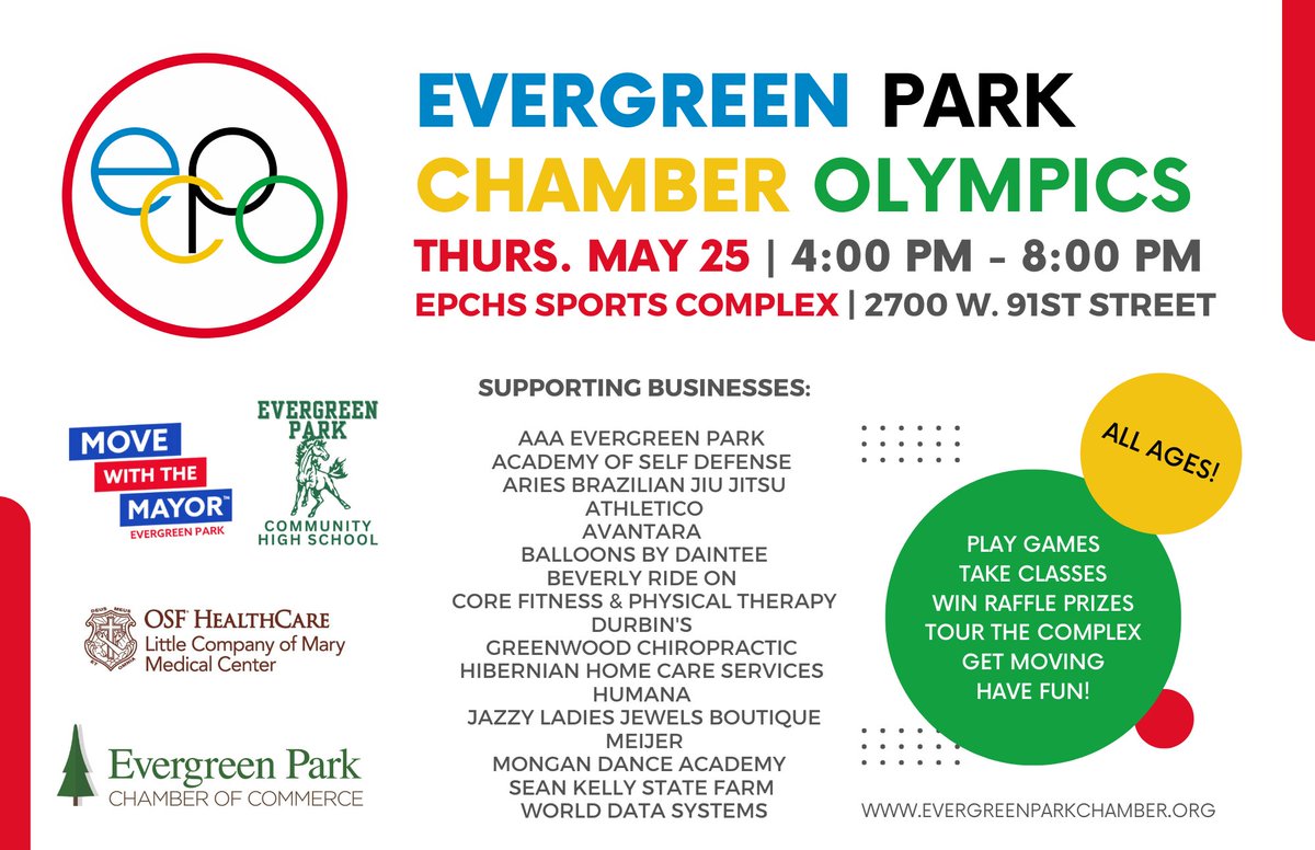 If you haven't stopped by yet, this will be a great way to check out the EPCHS Sports Complex.

#MoveWithTheMayor