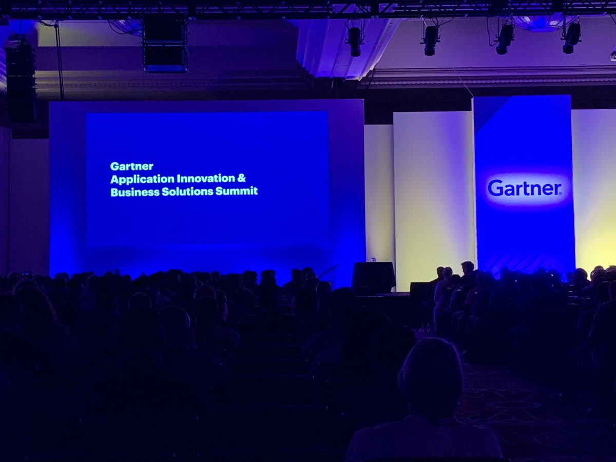 Trunko1234's tweet photo. #gartnerapps  After 3 long years, Gartner’s Application Innovation and Business Solutions Summit is back!! https://t.co/QNJPBCsFpJ