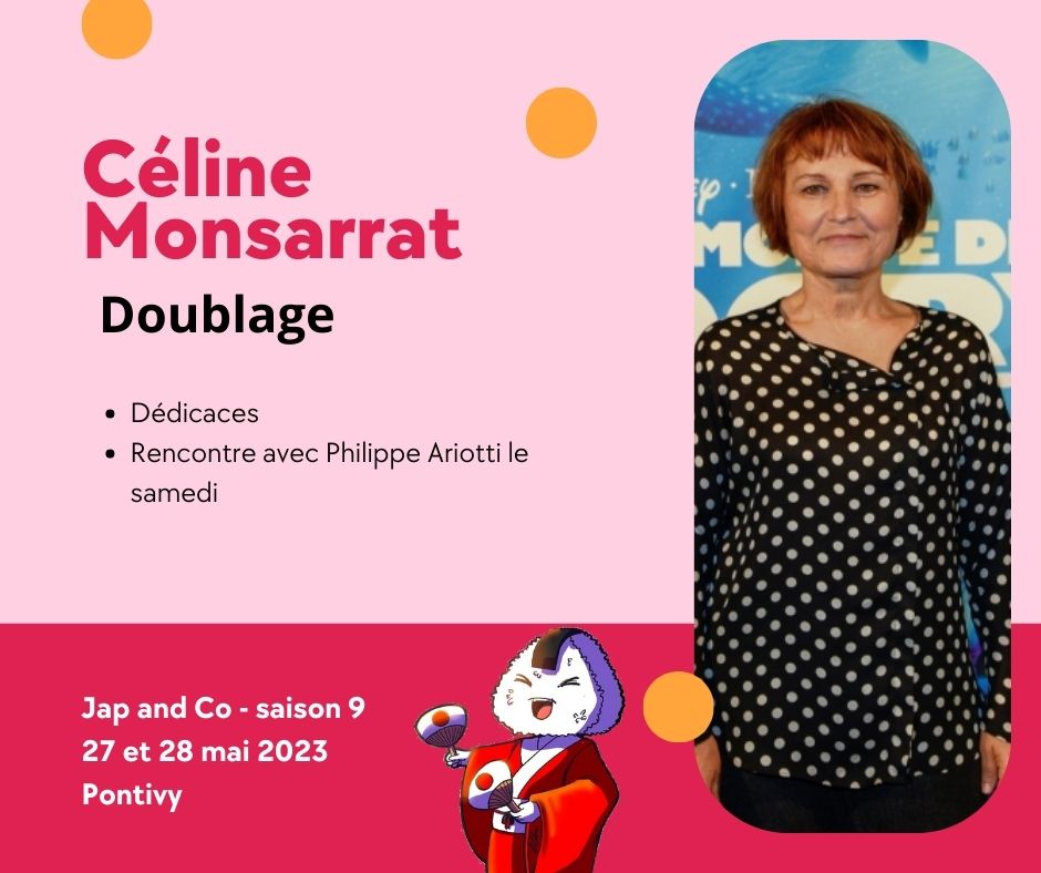 Retrouvez Céline Monsarrat et Philippe Ariotti ce week-end à Jap and Co !