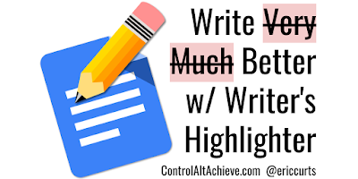 Write Better with Writer's Highlighter Add-on for Docs controlaltachieve.com/2018/12/writer… #GSuiteEDU
#ControlAltAchieve