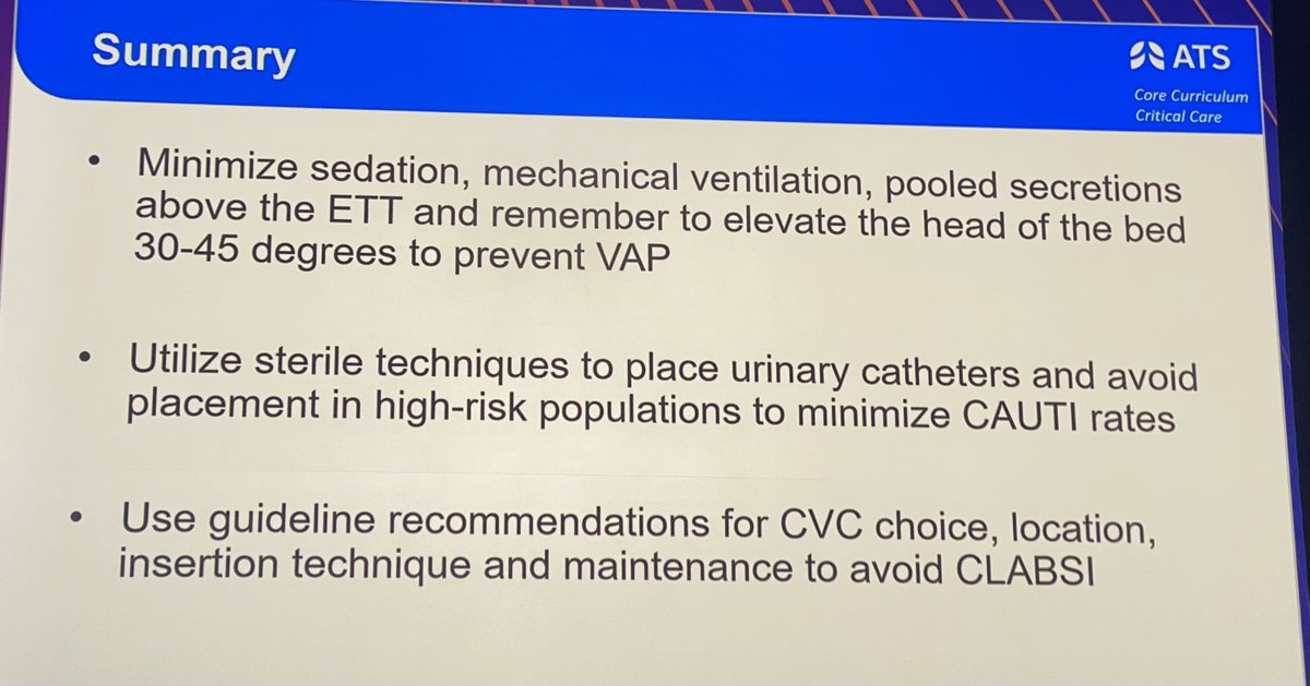 Dr. @spgiov of @OHSUPulmCCM (and former @uwpccm fellow) spoke to a packed room about prevention and management of hospital-acquired infections!

#ATS2023 #ATSCoreCurriculum #ATSSafe4All