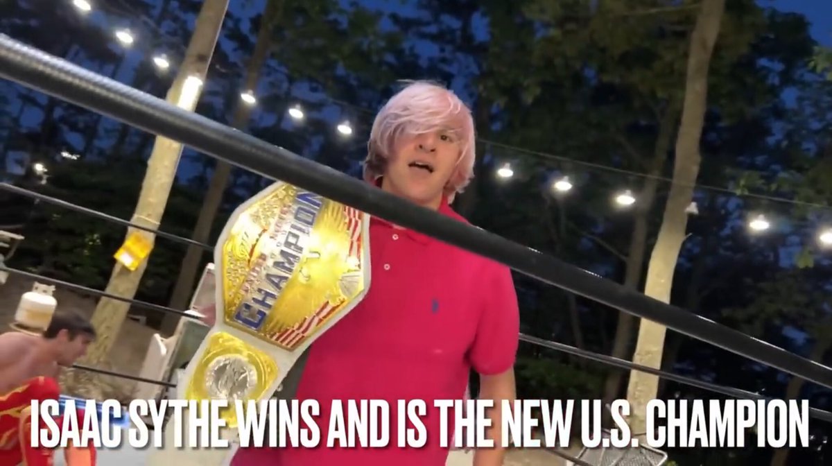 THEFIEND112's tweet photo. And your new GTS United States Championship @IsaacScythe  and he joins Bad company DF https://t.co/VyNHlsc8SB