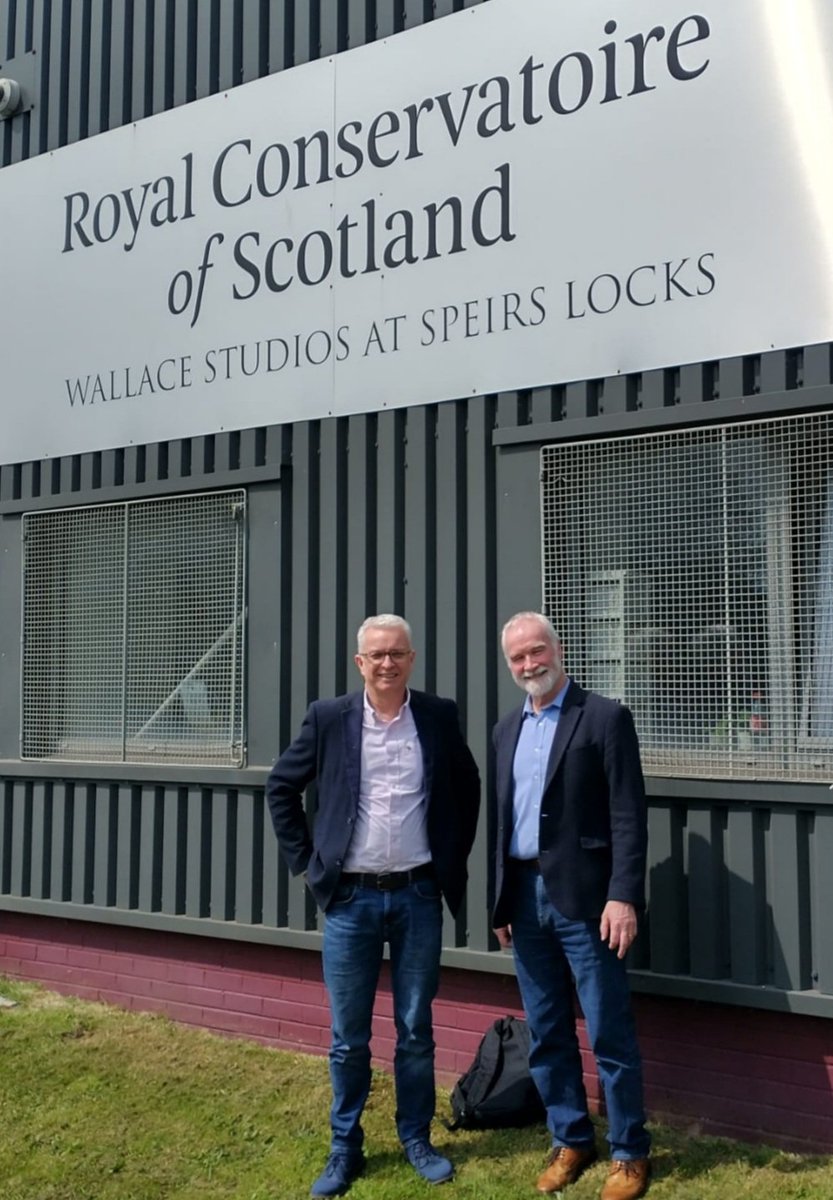 LyricLearning's tweet image. Great day in Glasgow with Robin Peoples talking about the Creative Learning work @LyricBelfast to students from @RCStweets Hugely impressive facilities for a range of excellent courses in Design, Construction, Production and Stage Management.