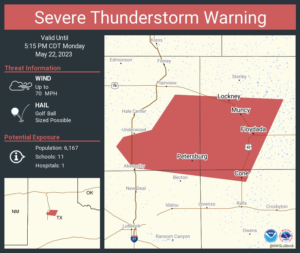 Chad Hasty on Twitter "RT NWSLubbock Severe Thunderstorm Warning
