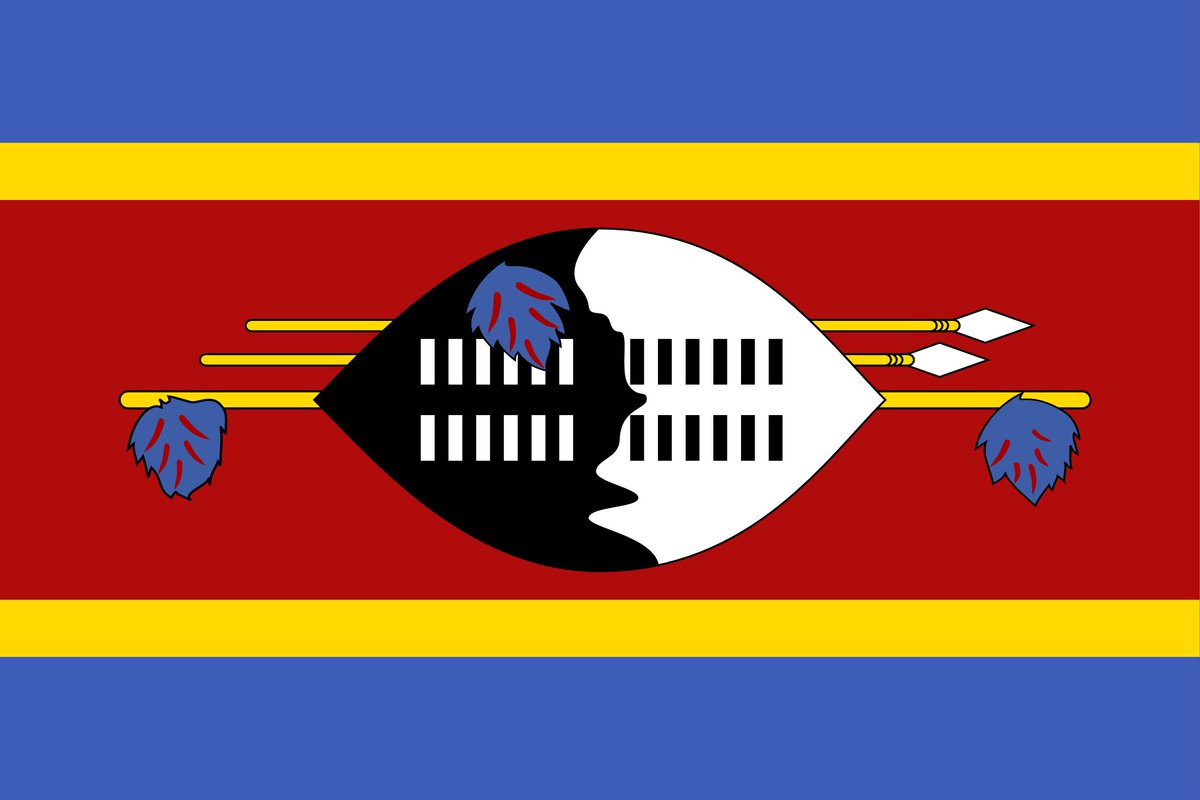 Landlocked by 2 countries: Africa
🇸🇿 Swaziland