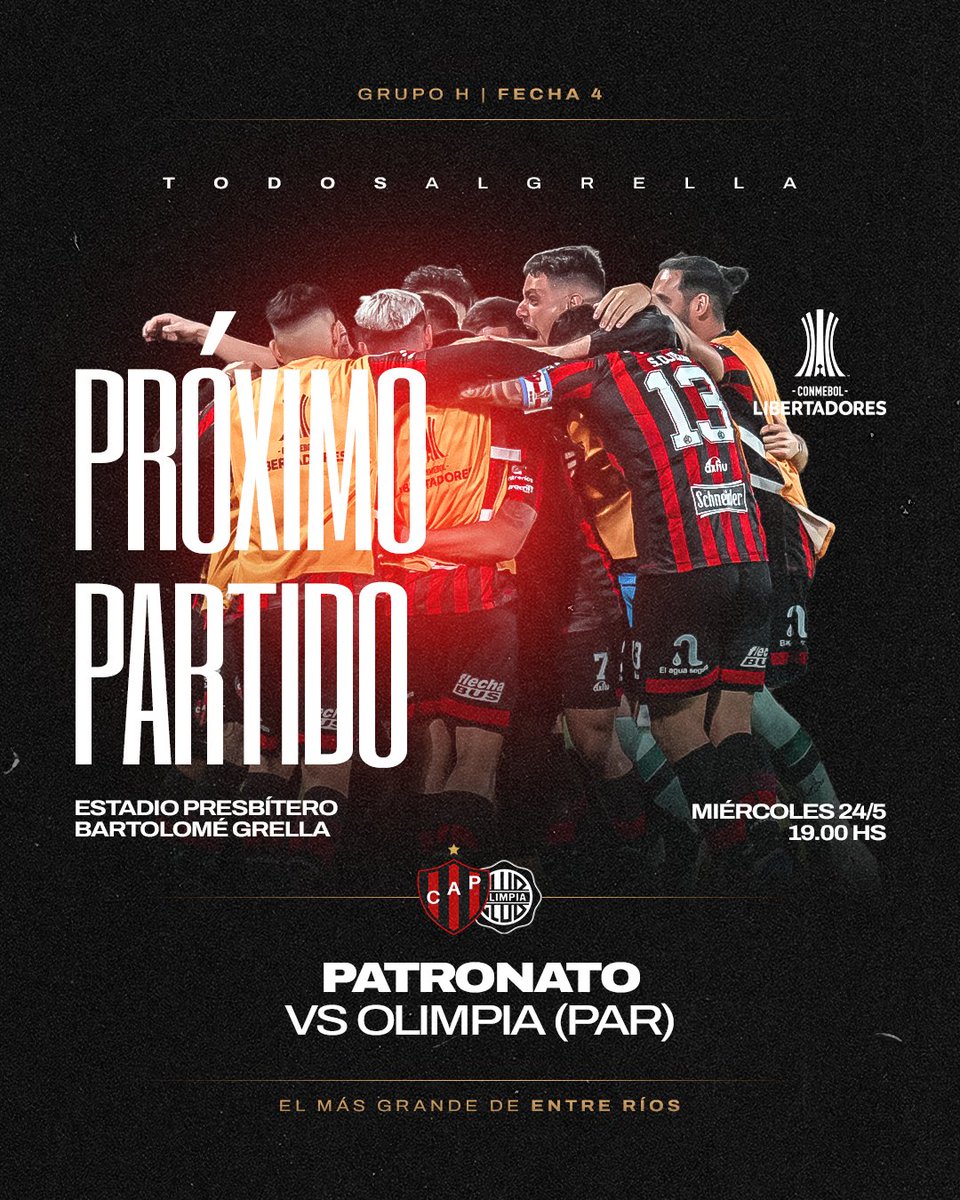 🏠🌎 El miércoles nos vemos en #ElGrellaDeAmérica

🏆 Nueva noche de CONMEBOL <a href="/Libertadores/">CONMEBOL Libertadores</a>

#VamosPatrón 🔴⚫️💪🏾