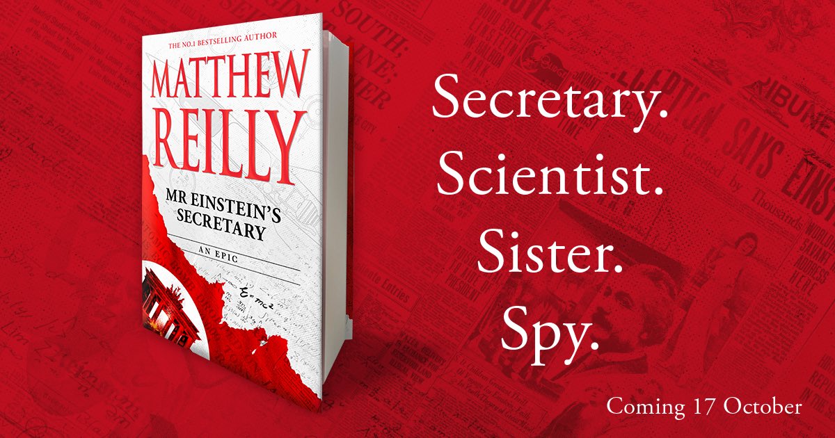 Secretary. Scientist. Sister. Spy. You’ve never met a secretary like this before. My new novel. Coming in October: MR EINSTEIN’S SECRETARY. Here’s the link to pre-order it, if you’d like to: panmacmillan.com.au/9781761260766/…