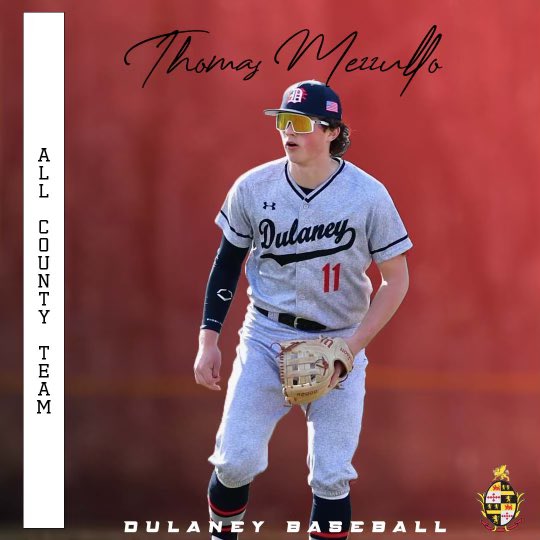 Congratulations to the following players for being named first team All-County:
Matthew Dow RHP/1B ‘23
Connor Dow LHP/1B ‘25
Thomas Mezzullo SS ‘24