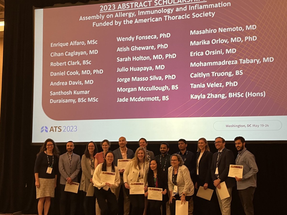 Congrats ⁦@MdOrsini⁩ for an AII abstract award! Very well deserved. #ATS2023 ⁦<a href="/RaedDweikMD/">Raed Dweik, MD, MBA</a>⁩ #clecliniclung