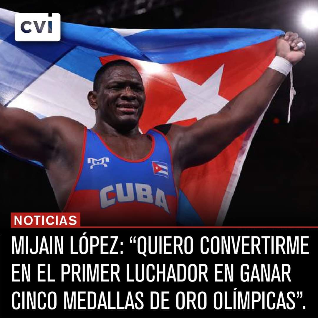¡Grande Mijain López por el 5to Oro Olímpico!  #VivaCuba #PinardelRío <a href="/DiazCanelB/">Miguel Díaz-Canel Bermúdez</a> <a href="/DrRobertoMOjeda/">Dr. Roberto Morales Ojeda</a>
