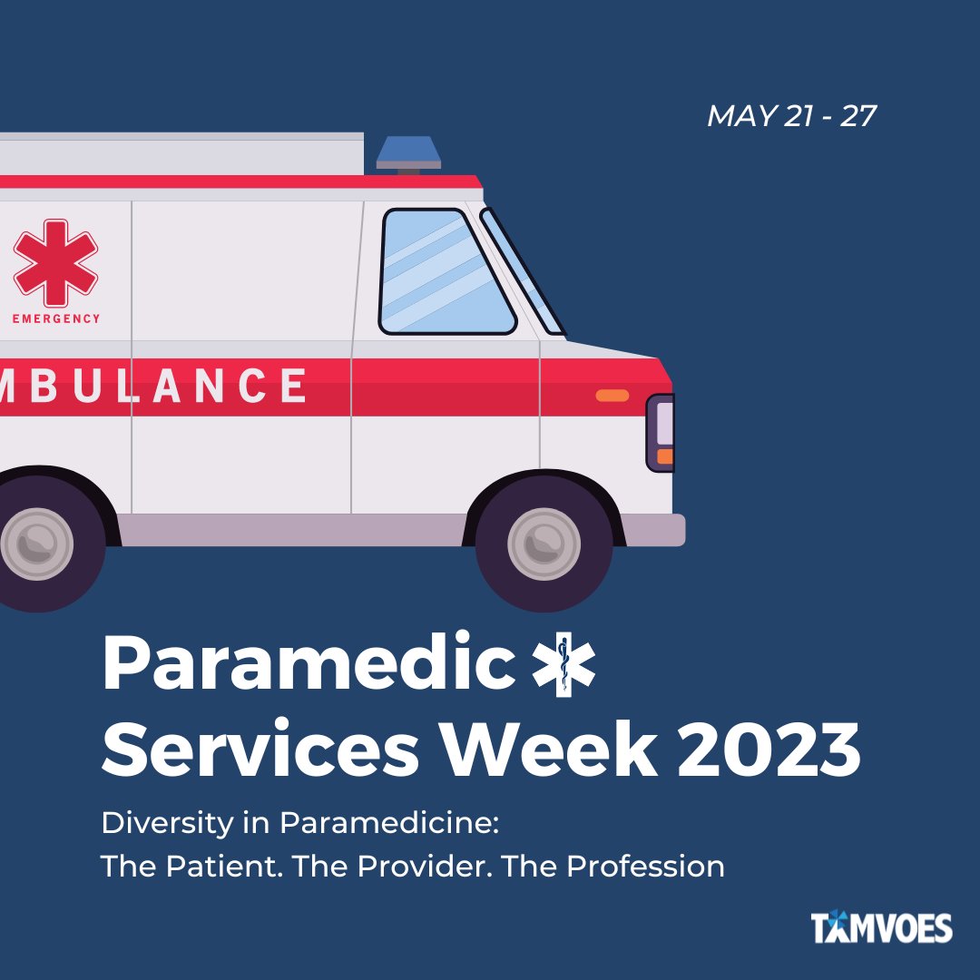 tamvoes's tweet photo. 🚑 Celebrating #ParamedicServicesWeek! 

Grateful for selfless paramedics who save lives &amp; provide compassionate care daily. This year's theme, "Diversity in Paramedicine: The Patient. The Provider. The Profession," reminds us to embrace diversity, equity, and inclusion 🙌 https://t.co/sEqXFUW8Qq