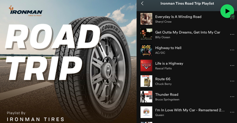 IronmanTires's tweet photo. Check out this road trip playlist from a team that knows road trips better than anyone.

#ironmantires #roadtrip #spotify