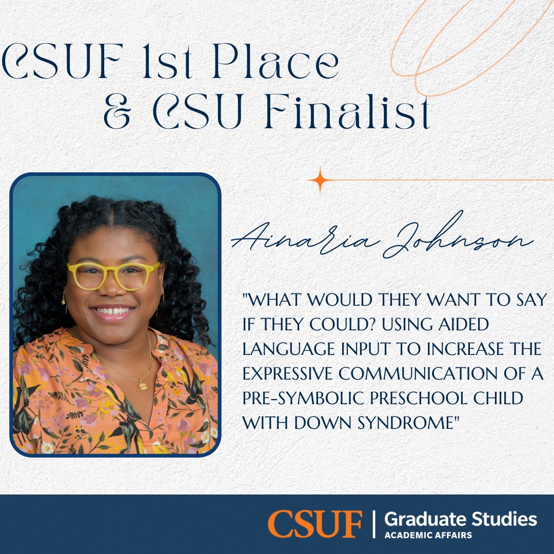 CSUFGradStudies's tweet image. Announcing our Grad Slam winners! Thank you for everyone who participated and congratulations to our winners. You can learn more about the participants on our website!