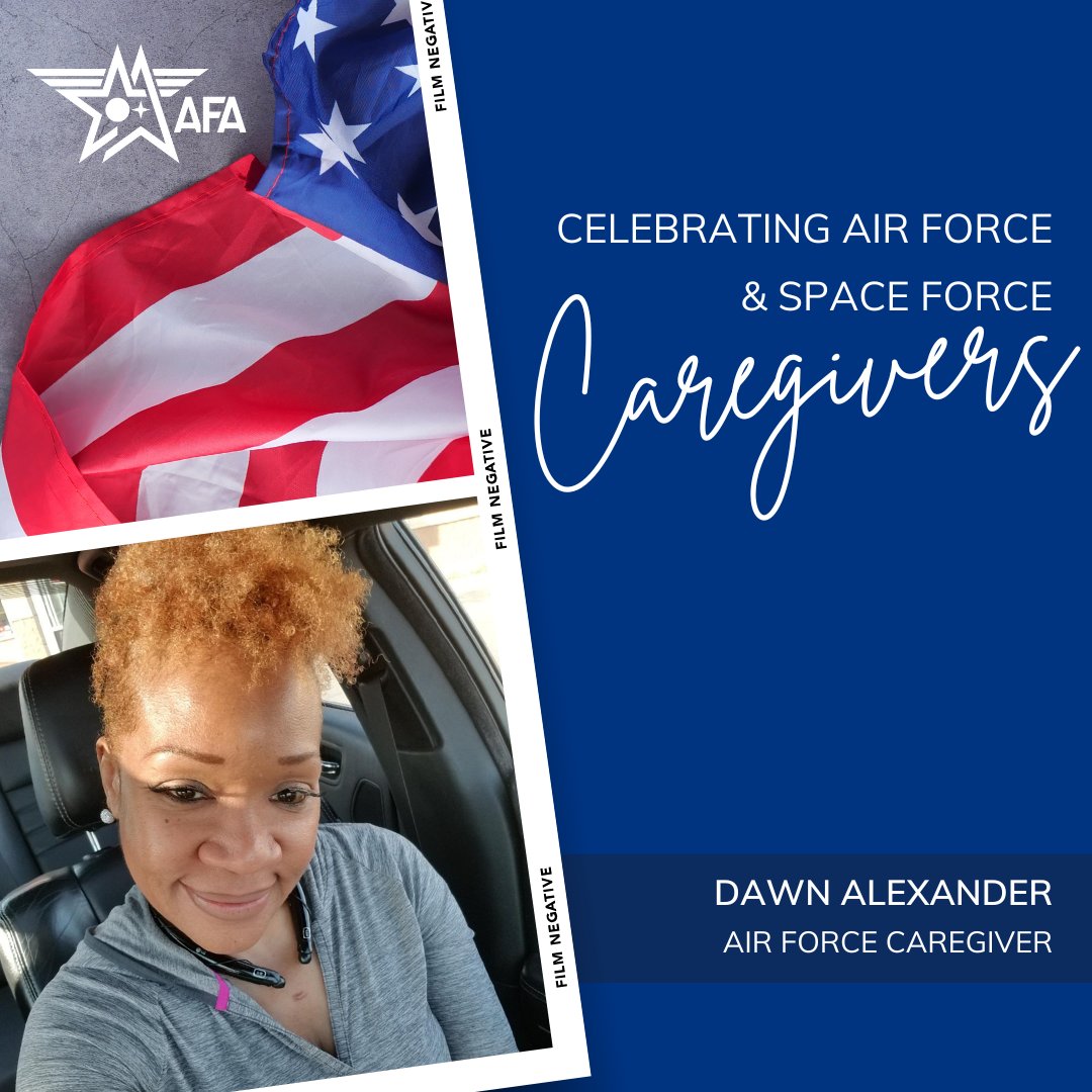 'My main takeaway from AFA mental health and wellness events is that it’s OK not to be OK, there’s always a brighter tomorrow.' - Dawn Alexander

Happy Month of the Military Caregiver♥️

Learn more: afa.org/news/hidden-he…
 
Donate: afa.org/caregiver @AFW2