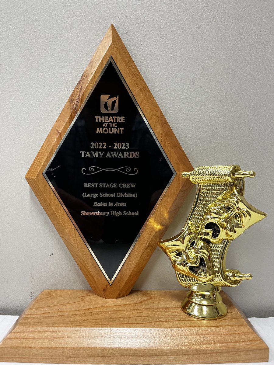 Congratulations to all the students and staff in this year's production of Babes in Arms. Thanks to the <a href="/MountWachusett/">MWCC</a> Theatre department for their support of the arts in local high schools. #shrewsburylearns