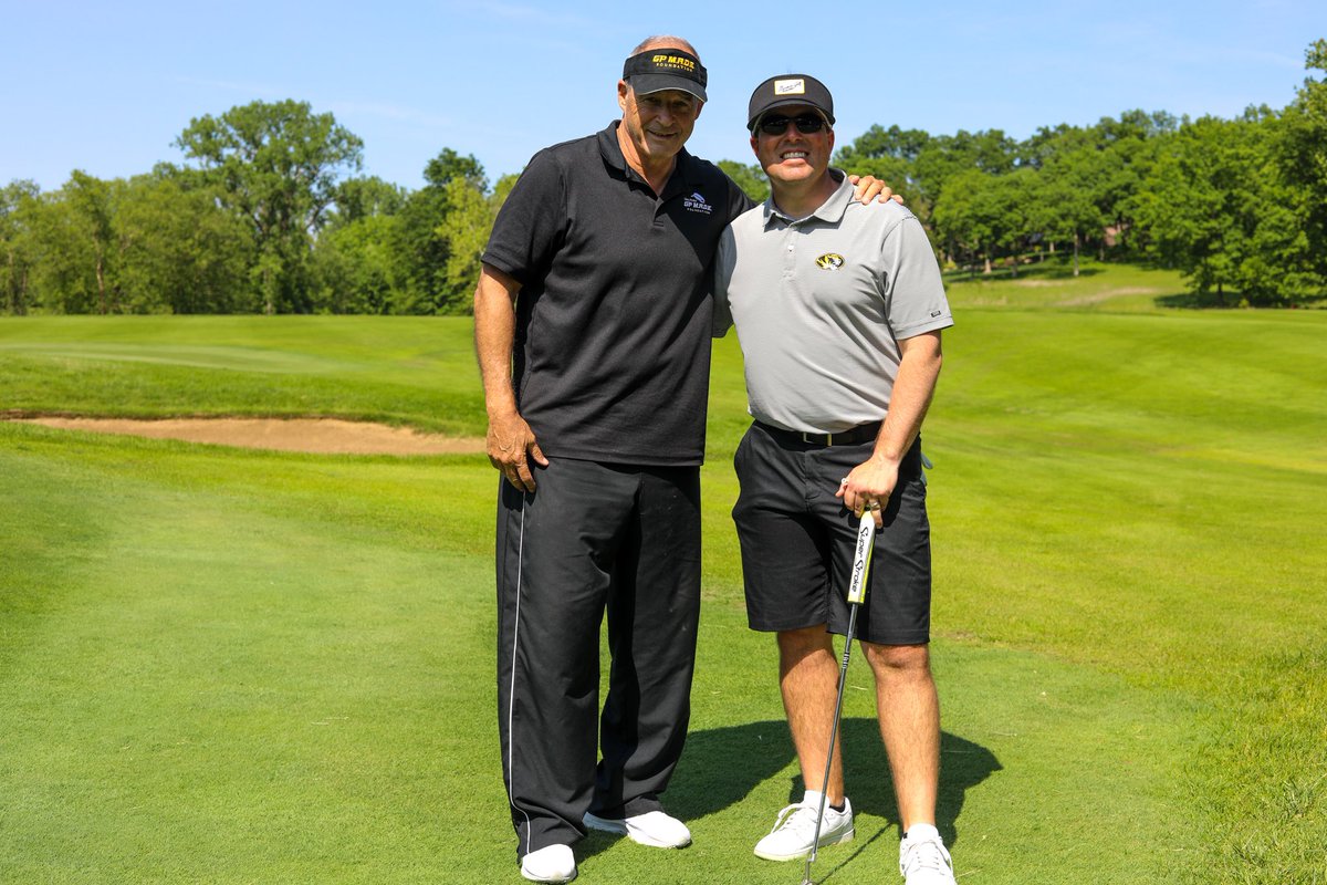 Thank you <a href="/CoachDrinkwitz/">Eliah Drinkwitz</a> for playing in the <a href="/GPMADE_/">GP M.A.D.E. Foundation</a> Foundation Golf Tourney this afternoon! #MIZ